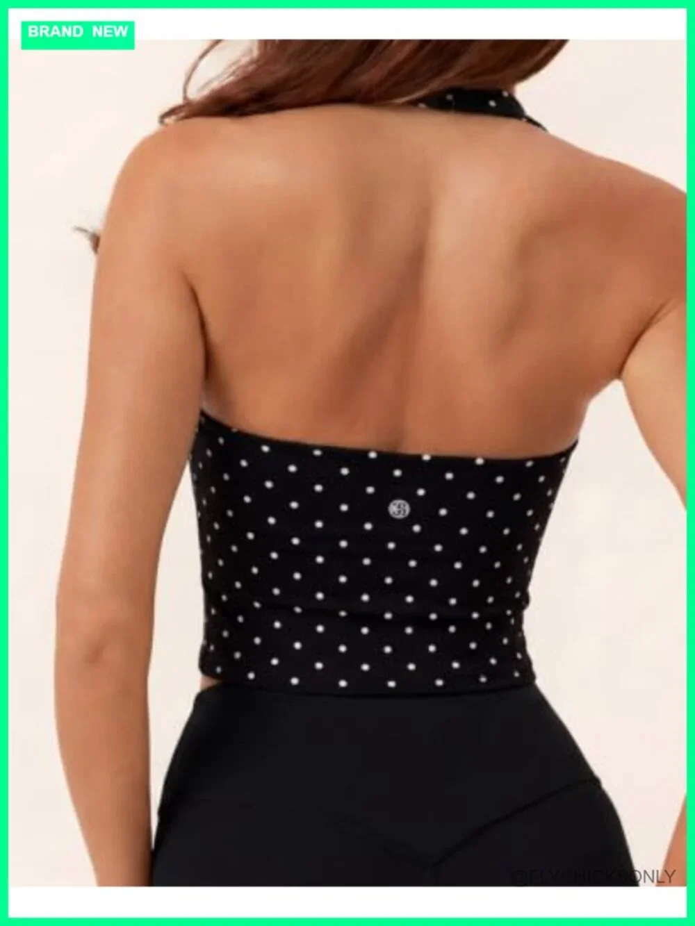 Padded Halter Sports Bra Backless Longline Workout Crop Tank Top Women Yoga